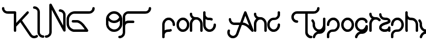 KING OF font And Typography Normal.ttf