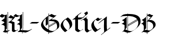 KL Gotic1 DB Normal.ttf