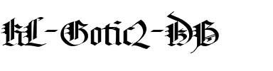 KL Gotic2 DB Normal.ttf