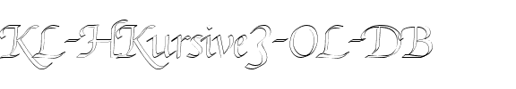 KL HKursive3 OL DB Normal.ttf