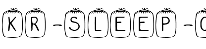 KR Sleep Over Regular.ttf