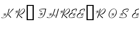KR Three Roses Regular.ttf