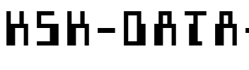 KSK DATA 10 Regular.ttf
