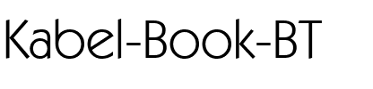 Kabel Bk BT Book.ttf