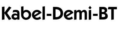 Kabel Dm BT Demi.ttf