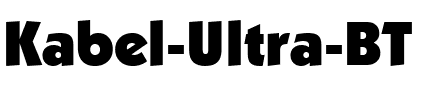 Kabel Ult BT Ultra.ttf