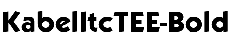 KabelItcTEE Bold.ttf