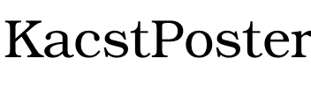 KacstPoster KacstPoster.ttf