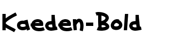 Kaeden Bold.otf