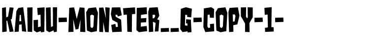 Kaiju Monster__G Regular.ttf