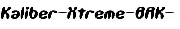 Kaliber Xtreme (BRK) Regular.ttf
