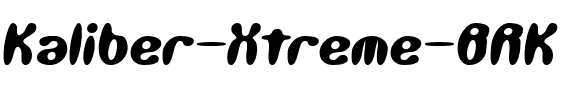 Kaliber Xtreme BRK Regular.ttf