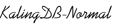 KalingDB Normal.ttf
