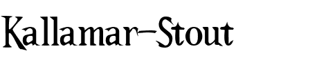 Kallamar Stout Regular.ttf