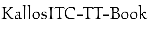 KallosITC TT Book.ttf