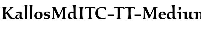 KallosMdITC TT Medium.ttf