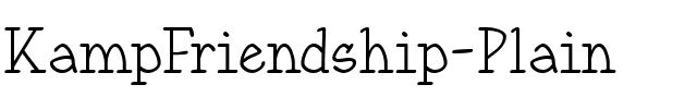 KampFriendship Plain.ttf