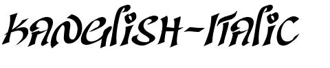 Kanglish Italic.ttf