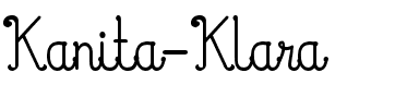 Kanita Klara Regular.otf