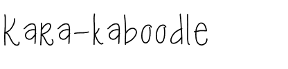 Kara kaboodle Medium.ttf