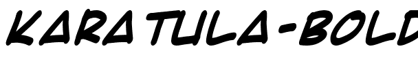 Karatula BoldItalic.ttf