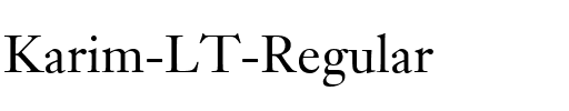 Karim LT Regular Regular.ttf