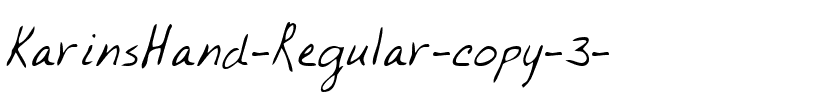 KarinsHand Regular.ttf