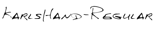 KarlsHand Regular.ttf