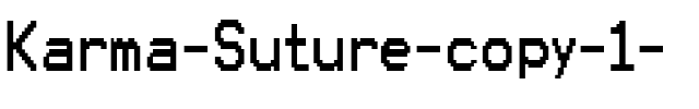 Karma Suture Regular.ttf