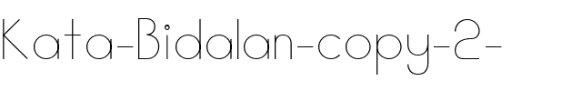 Kata Bidalan Regular.ttf