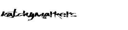 KatchyMarkers Regular.ttf