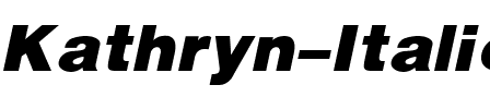Kathryn Italic.ttf