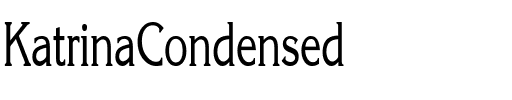 KatrinaCondensed Regular.ttf