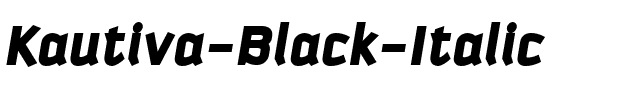 Kautiva Black Italic.ttf