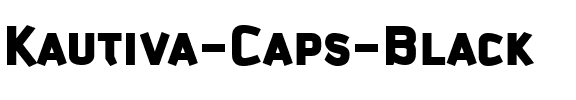 Kautiva Caps Black Regular.ttf