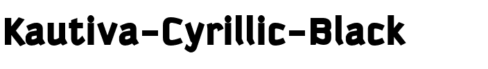 Kautiva Cyrillic Black Regular.ttf