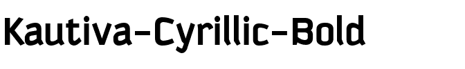 Kautiva Cyrillic Bold Regular.ttf