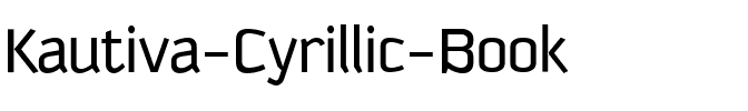 Kautiva Cyrillic Book Regular.ttf