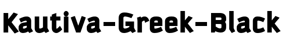 Kautiva Greek Black Regular.ttf