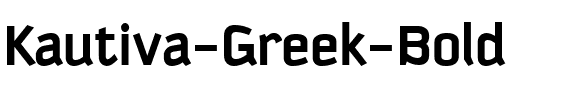 Kautiva Greek Bold Regular.ttf