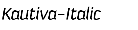 Kautiva Italic.ttf