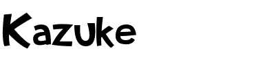 Kazuke Normal.ttf