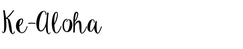 Ke Aloha Regular.otf