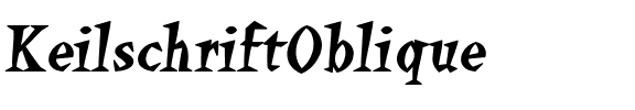 KeilschriftOblique Regular.ttf