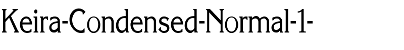 Keira-Condensed Normal.ttf