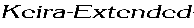 Keira Extended Italic.ttf
