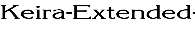 Keira Extended Normal.ttf