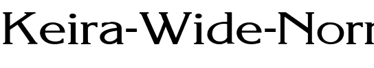 Keira Wide Normal.ttf