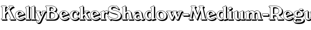 KellyBeckerShadow-Medium Regular.ttf