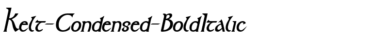 Kelt Condensed BoldItalic.ttf